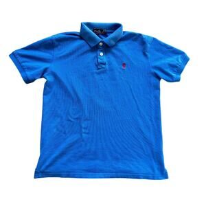 Polo Ralph Lauren Polo Shirt Mens XL Blue Red preppy golf casual designer